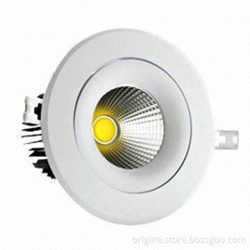 LED Downlight, 6W Lifud Power, Sharp Chip, COB, 3-year Warranty, Anti-glare, Multi-mirror Reflector